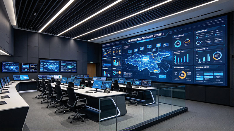 Commercial Indoor Fine‑Pitch LED Video Wall 