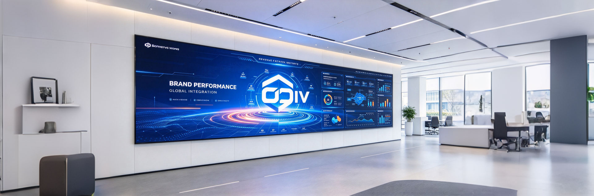 Commercial Indoor Fine‑Pitch LED Video Wall 