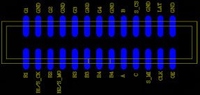Signal interface for P1.5 Mini LED Display Module for Indoor Fine Pitch Video Walls and Commercial Display