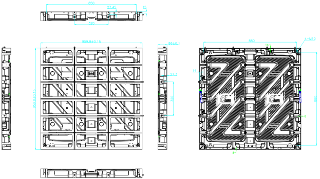 Cabinet dimensions